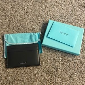 Tiffany & Co gray credit card wallet brand new